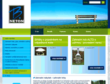 Tablet Screenshot of bneton.cz